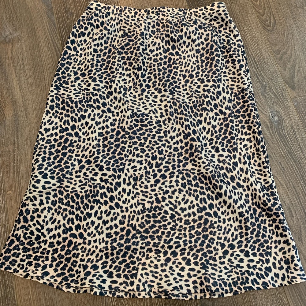 cheetah print skirt